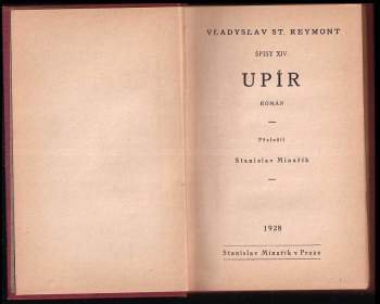 Władysław Stanisław Reymont: Upír