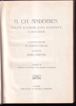 Hans Christian Andersen: Úplný soubor jeho pohádek a povídek