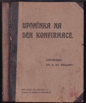 Upomínka na den konfirmace