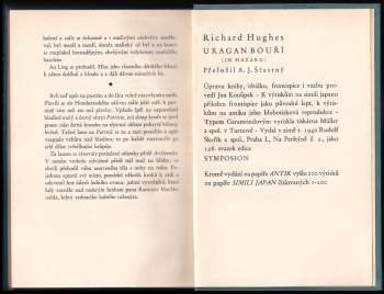 Richard Hughes: Uragan bouří