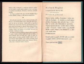 Richard Hughes: Uragan bouří