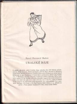 Pavel Petrovič Bažov: Uralské báje