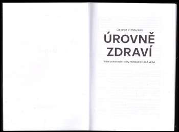 George Vithoulkas: Úrovně zdraví