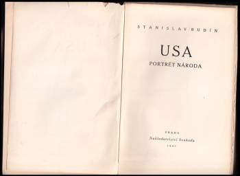 Stanislav Budín: USA