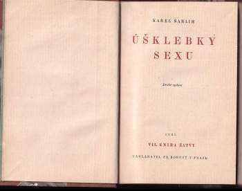 Karel Šarlih: Úšklebky sexu