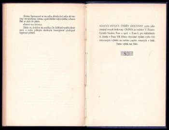 Aldous Huxley: Úsměv Giocondy