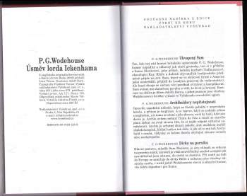 P. G Wodehouse: Úsměv lorda Ickenhama