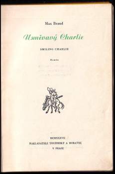 Max Brand: Usměvavý Charlie