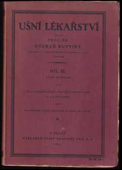 Otakar Kutvirt: Ušní lékařství