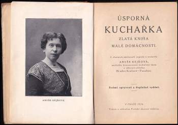 Anuše Kejřová: Úsporná kuchařka