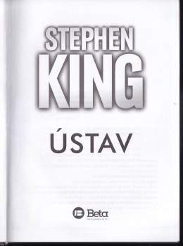 Stephen King: Ústav