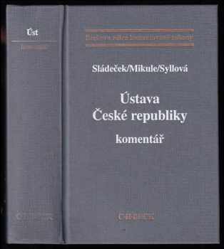 Ústava České republiky : komentář (2007, C.H. Beck) - ID: 613704