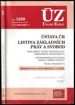 Ústava ČR ; Listina základních práv a svobod ; Parlament, volby, Ústavní soud, Ombudsman, ministerstva ; Antidiskriminační zákon, Zákon o Sbírce zákon