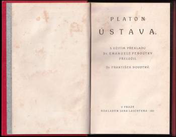Platón: Ústava