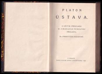Platón: Ústava