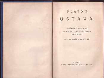 Platón: Ústava