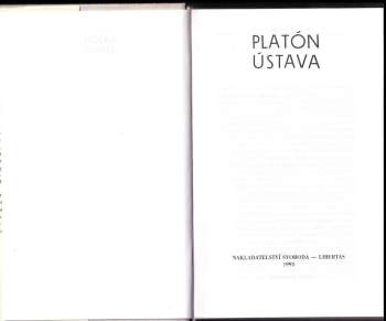 Platón: Ústava