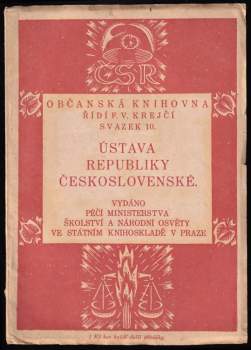 Ústava republiky Československé