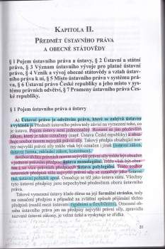 Václav Pavlíček: Ústavní právo a státověda