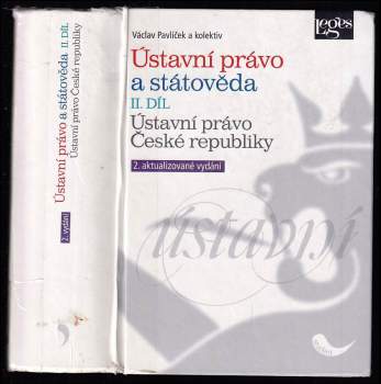 Václav Pavlíček: Ústavní právo a státověda