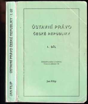 Jan Filip: Ústavní právo České republiky