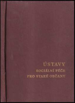 Ústavy sociální péče pro staré občany