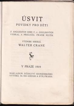 Frederick James Gould: Úsvit