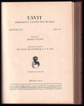 František Flos: Úsvit Ročník XII.