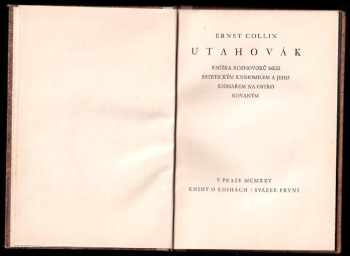 Ernst Collin: Utahovák