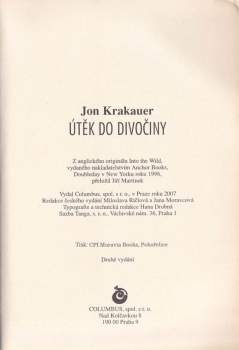 Jon Krakauer: Útěk do divočiny