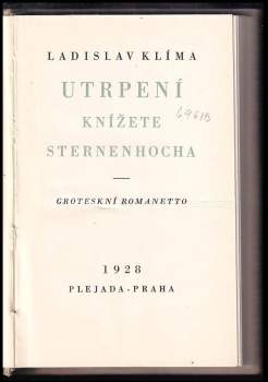 Ladislav Klíma: Utrpení knížete Sternenhocha