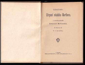 Johann Wolfgang von Goethe: Utrpení mladého Werthera