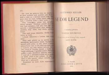 Gottfried Keller: Sedm legend