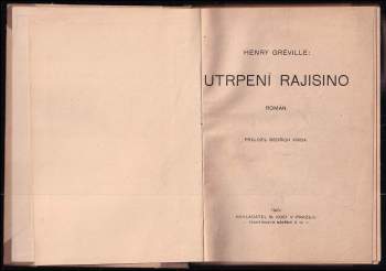 Henry Gréville: Utrpení Rajisino