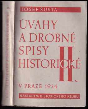 Úvahy a drobné spisy historické