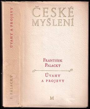 František Palacký: Úvahy a projevy