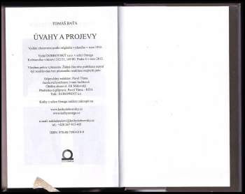 Tomáš Baťa: Úvahy a projevy