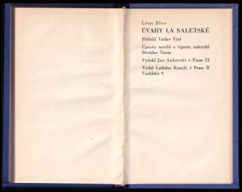 Léon Bloy: Úvahy La Saletské