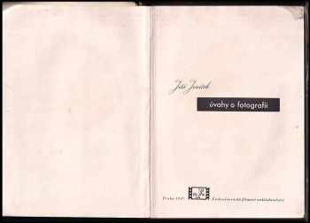 Jiří Jeníček: Úvahy o fotografii