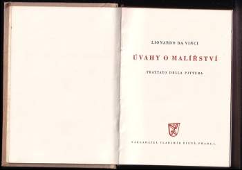 Leonardo da Vinci: Úvahy o malířství