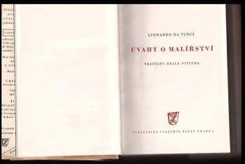 Leonardo da Vinci: Úvahy o malířství