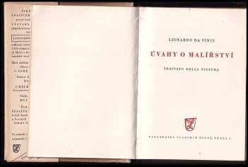 Leonardo da Vinci: Úvahy o malířství