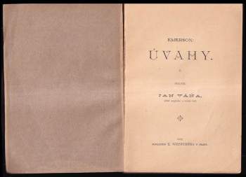 Ralph Waldo Emerson: Úvahy