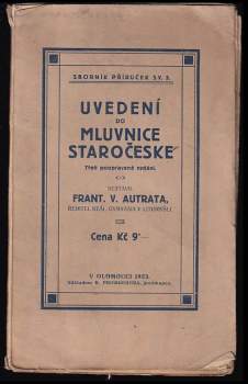 Uvedení do mluvnice staročeské