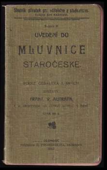 Uvedení do mluvnice staročeské