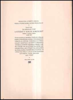 Miroslav Tyrš: Uvítání v kruh sokolský