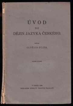 Úvod do dějin jazyka českého