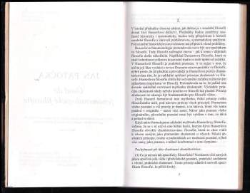 Jan Patočka: Úvod do fenomenologické filosofie