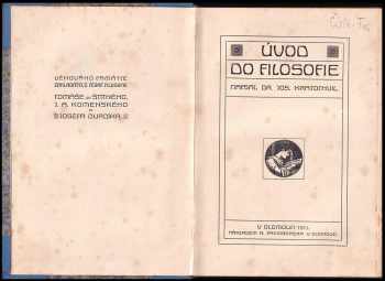 Josef Kratochvíl: Úvod do filosofie