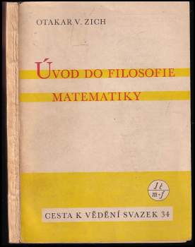 Otakar Zich: Úvod do filosofie matematiky